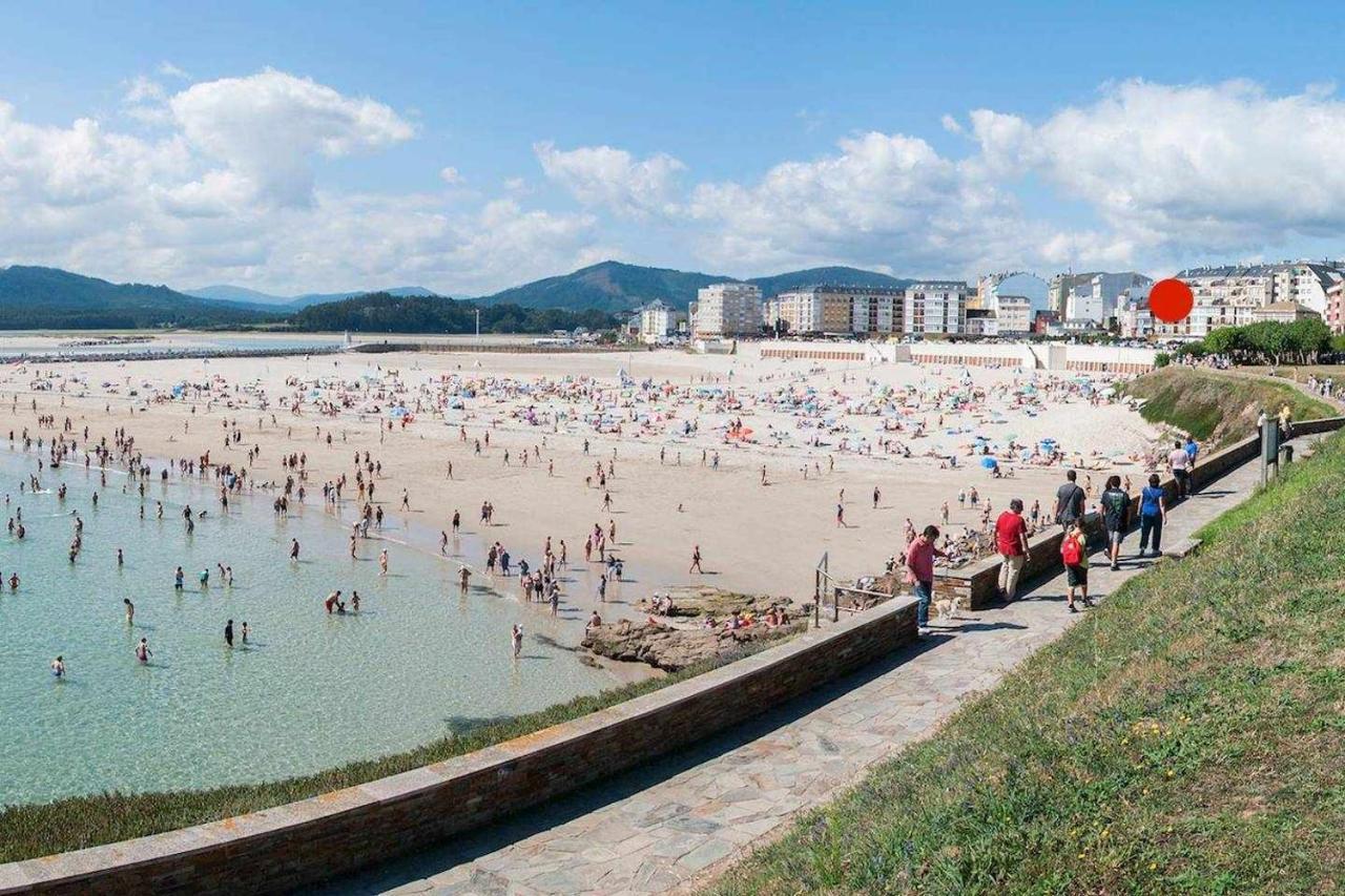 Vivienda En 1ª Linea De Playa Rapadoira Foz Apartment Ngoại thất bức ảnh